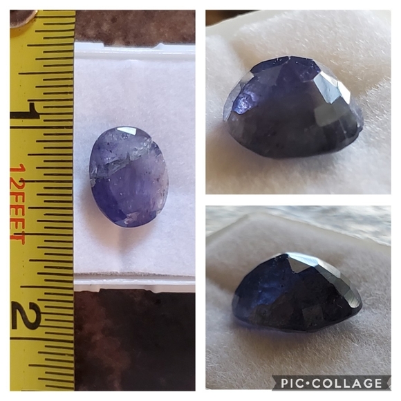 Genuine 5.30ct Natural Tanzanite Loose Gem - Picture 4 of 5